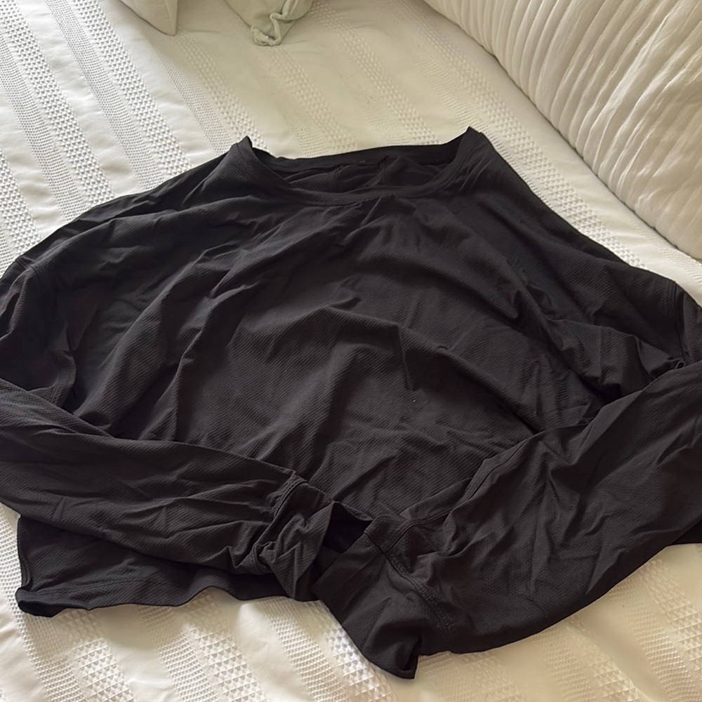 lululemon athletica Black Long Sleeve Tee